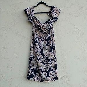 BARDOT Casey Floral Sweetheart Neckline Dress Size M